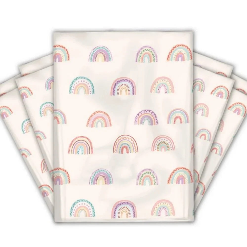 💕10x13 Happy Rainbows Poly Mailers! - Picture 6 of 7